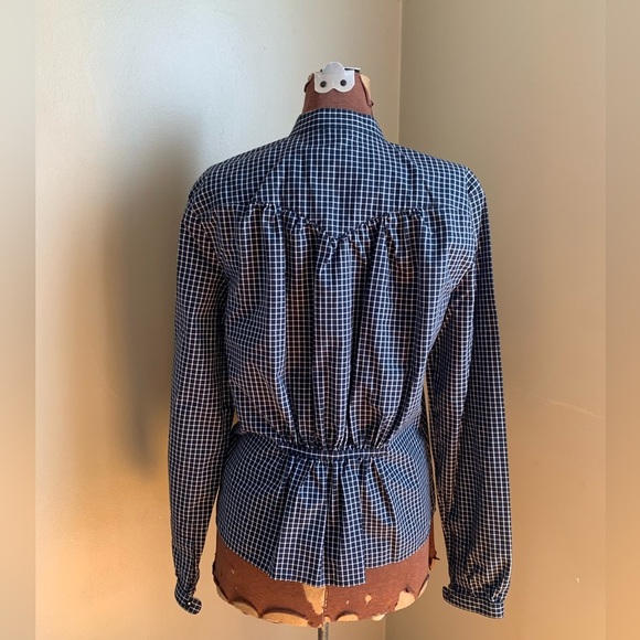 Lauren Ralph Lauren button down blouse top dark academia - Picture 6 of 11